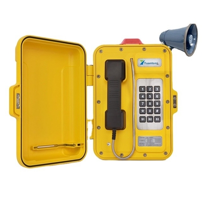 kopen De autolegering van het de Telefoonaluminium van Wijzerplaat Industriële VoIP Ruwe Slokjetelefoon met Waarschuwingslamp online vervaardiging