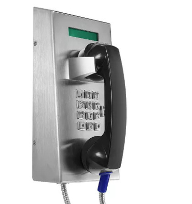 kopen Opgezette de Telefoonmuur van de noodsituatiegevangenis, 304 Roestvrij staal Openbare Telefoon online vervaardiging