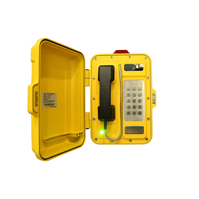 kopen Volledig dubbel gesprek op het toestel, vandalismebestendige telefoon met licht aan de lijn online vervaardiging