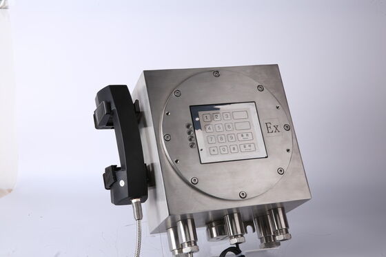 kopen Explosiebestendige telefoon met IP66-inbraakbescherming, analoge en SIP-versies en aluminiumhousing voor gevaarlijke omgevingen online vervaardiging