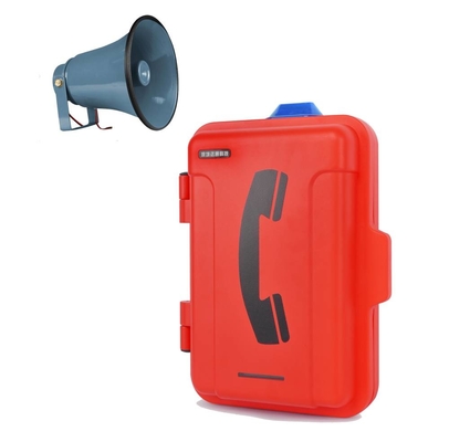 kopen Muur het Opzetten Waarschuwings Lichte Industriële Analoge Telefoon Waterdicht voor Pabx Telefoonsystemen online vervaardiging