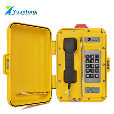 Van de het Slokjetelefoon van de aluminiumlegering Openlucht Industriële de Noodsituatietelefoon van Voip