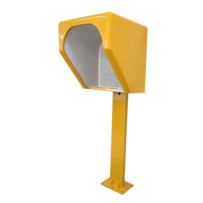 De geluiddichte Doos van Telefoon Akoestische Hood Phone Booth Public Call in Gele Kleuren alleen Tribune