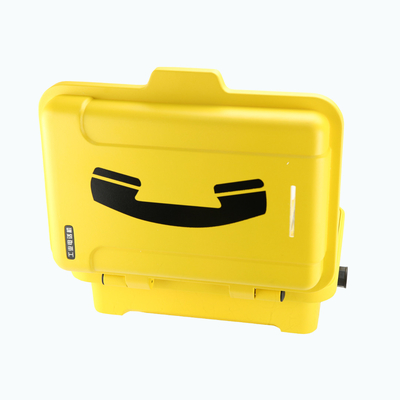 1.5kg zware telefoon met interfaces 2,5mm headset jack en 1 jaar