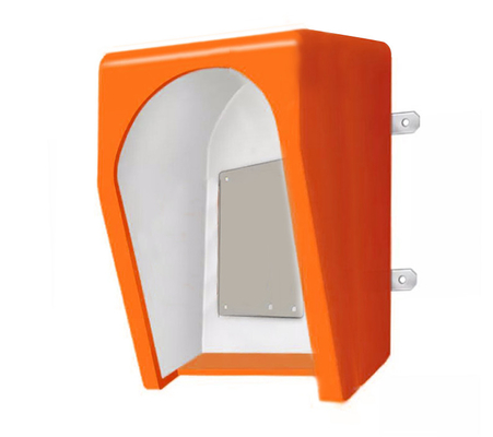 Hoog geluidsisolatie prestaties telefoon akoestische tent met door het slot op het kabel inlaat frame