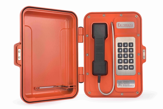 Extreme temperatuur weerbestendige telefoon met ingangsbescherming IP67 en 30W Max Externe luidspreker Extra stroom nodig