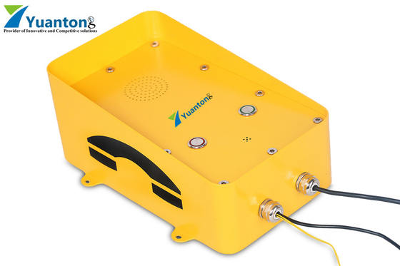 POE Optioneel industriële communicatieapparatuur met 3W luidspreker en siliconen of roestvrijstalen toetsenbord