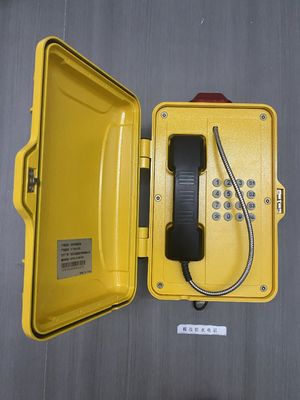IP68 Analoog Industrieel Weerbestendige VoIP Buitentelefoon met ingebouwde versterker max 30W en optionele POE