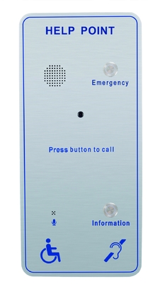 Het openbare van de Telefooncel Roestvrije Pijler van het Noodsituaties.o.s. OpenluchtOpzettende Type